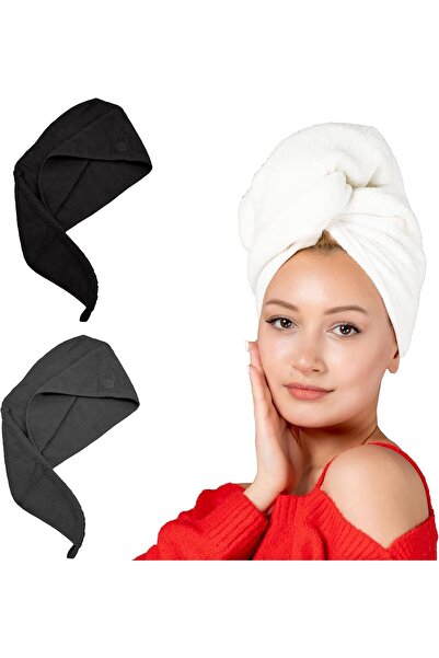Siesta Zen Premium Combed 100% Cotton Ultra Soft Hair Drying Towel Quick-Dry ...