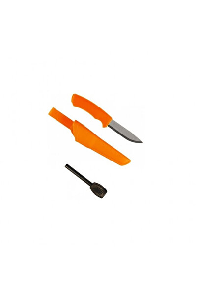 Morakniv Set Bushcraft cu Cuțit Portocaliu și Aprinzător de Foc