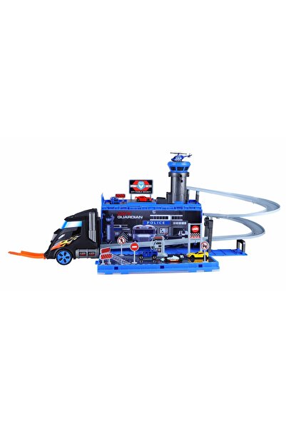 Blue Toys Σετ παιχνιδιού: Πάρκινγκ, Φορτηγό, Πίστα, Αστυνομία (MKL399101)