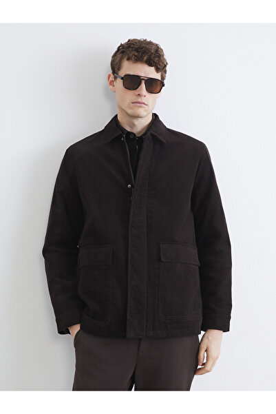 LC Waikiki Vizyon New Season Shirt Collar Velvet Men's Jacket