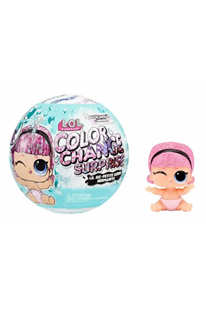 MGA Entertainment Λ.Ο.Λ. Κούκλα Μικρή Αδελφή με Γκλίτερ που Αλλάζει Χρώμα (58...