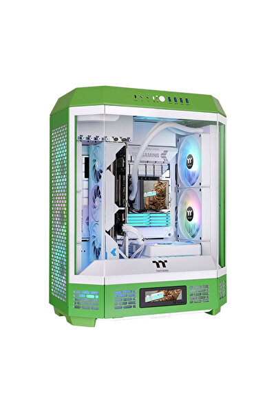 Tower 600 Light-Year Green USB 3.2 Tempered Glass ATX Mid Tower Gaming Kasa