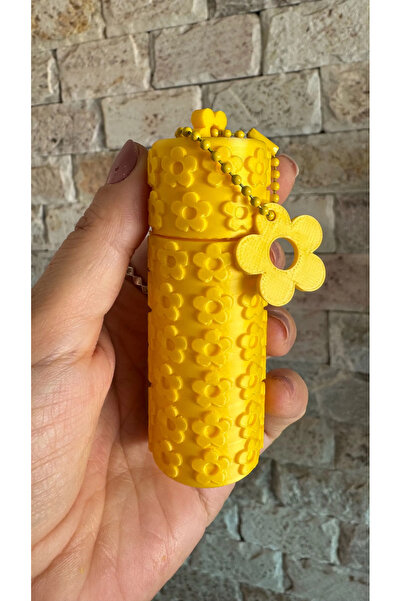 DU&ER Suport pentru ruj și balsam de buze cu tematică florală, husă pentru br...