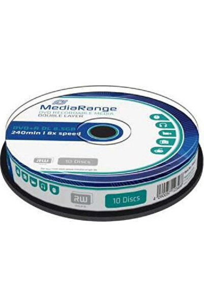 MediaRange Εγγράψιμο DVD+R 8x Διπλής Στρώσης 8.5GB Κουτί 10 τεμαχίων 10 τεμάχ...
