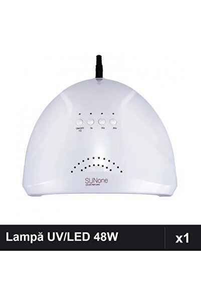 NAİLS Lampă UV/LED Profesională SUN ONE 48W pentru Uscare Unghii Gel Manichiură
