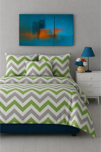 İQON Elastic Sheet Duvet Cover Set Single Size Outlt1 Yşlzgzg