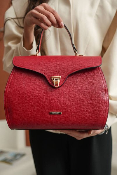 DERKON Bely Model Genuine Leather Women's Bag