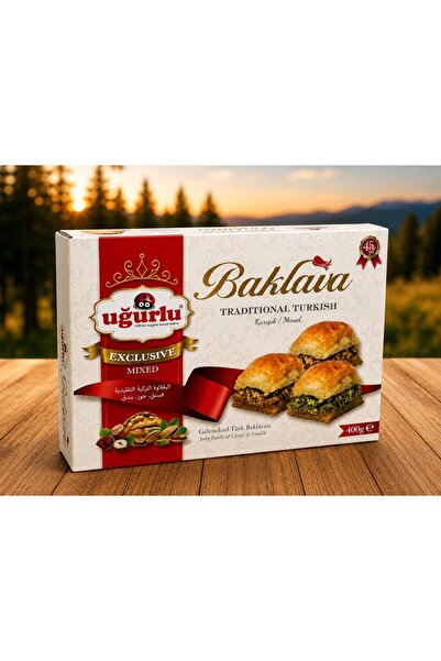 Uğurlu Baclava Turceasca cu Mix Nuci Ugurlu 400 Gr