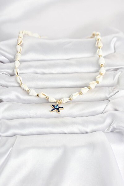SEM STORE Natural Sea Shell Chain Necklace