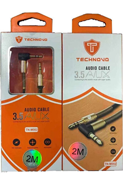 Other Technovo Καλώδιο Jack 3.5mm Αρσενικό - Αρσενικό 3.5mm Μαύρο 2μ 6432