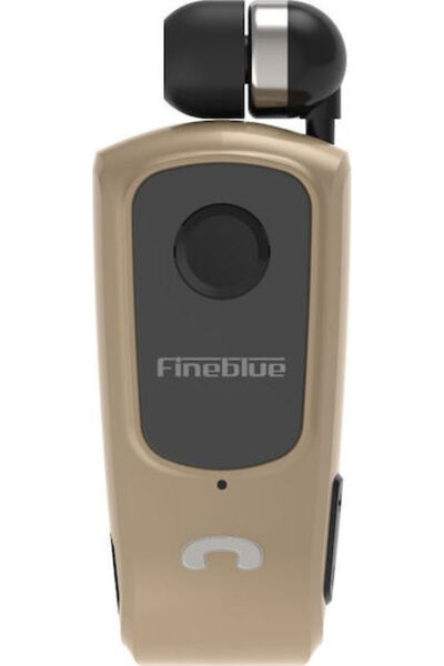 Fineblue F920 Ενδοωτικό Ακουστικό Bluetooth Handsfree Χρυσό