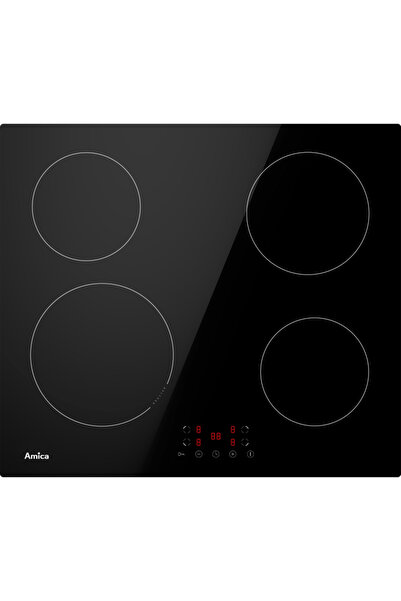 AMICA PI6501 57cm, Ceramic glass, Black