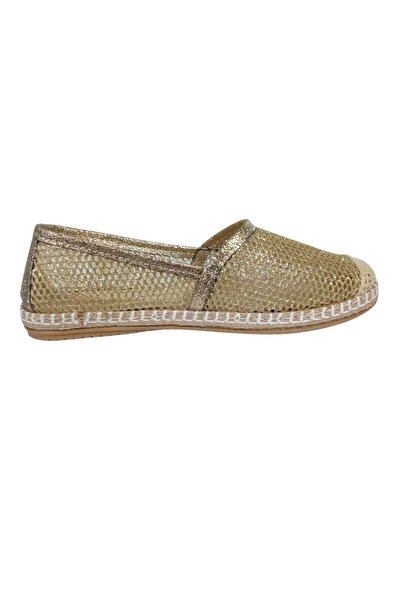 Bereket Kundura Gold detailed glittery gold color very stylish daily women's ...