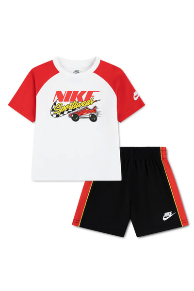 Nike NKB B NSW VICTORY LAP FT SET Çocuk Siyah Şort Takım 76N708-023