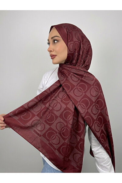 Butik Yeni Sezon Halka Desen Pamuklu Şal (Muadil)