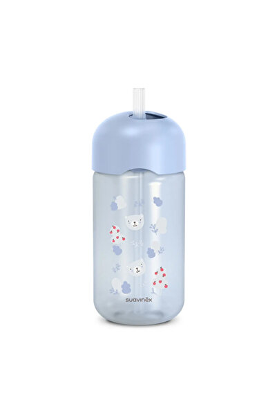 Suavinex Μπουκάλι με καλαμάκι που δεν χυθεί, Bears, 340 ml - Διαθέσιμο σε 2 χ...
