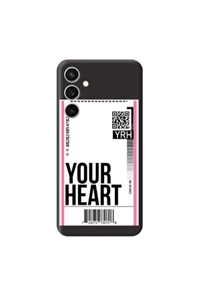 Other Samsung S24 Plus Your Heart YRH Black Colored Silicone TPU Θήκη