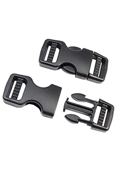 BAIWAY Catarame din plastic, 2 set catarame cu eliberare dublă laterală, clem...