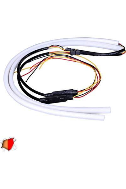 Other GloboStar Διακοσμητική Λωρίδα LED για Προβολείς Αυτοκινήτου, Κόκκινο Χρ...