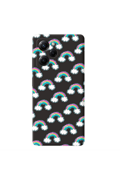 Other Xiaomi Poco X5 Pro Cute rainbows Black Colored Silicone TPU Θήκη