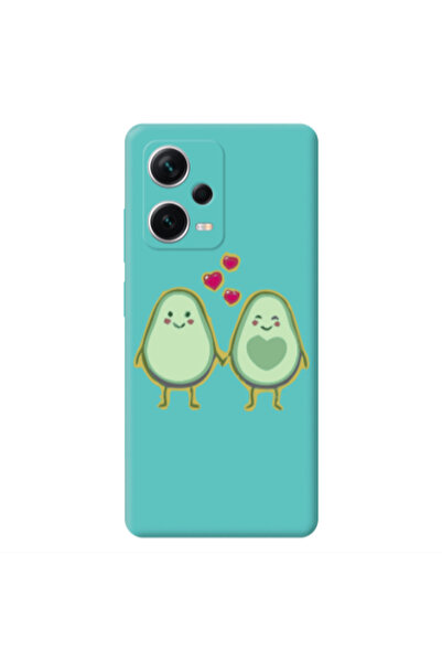 Other Xiaomi Poco X5 Avocados Turquoise Colored Silicone TPU Θήκη