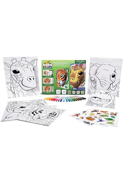 Crayola Pops 3D Coloring Kit Jungle | 3D Art Creation, Ages 6+