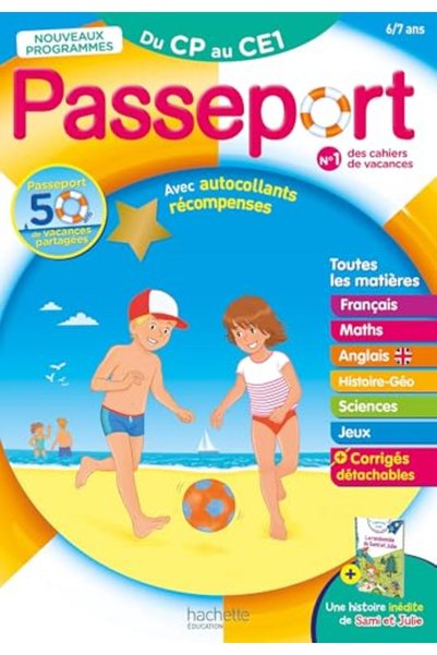 Hachette Passeport Du Cp Au Ce1 67 Ans Cahier De Vacances 226