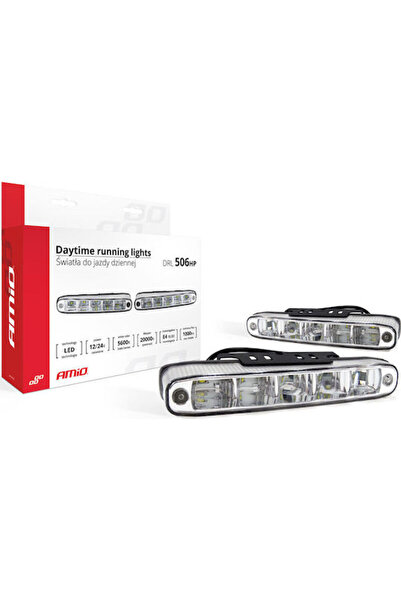 AMIO DRL 506HP Αδιάβροχα Φώτα Ημέρας Αυτοκινήτου σε Σχήμα Μπάρας LED Καθολική...