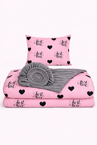 İQON Elastic Sheet Duvet Cover Set Single Size Outlt1 Jstpmbe