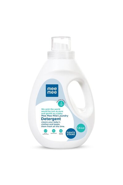 mee mee Baby Liquid Detergent 1.5 L, pH Balanced, Free from Harsh Chemicals, ...