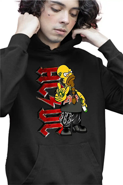 OEM Παιδικό Φούτερ για Αγόρια AC/DC The Simpsons Homer Εμπορεύματα ACDC