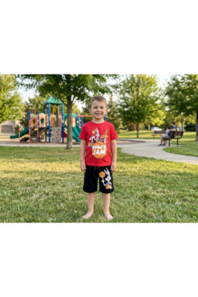 JuraKids Boys' T-Shirt Shorts Set Summer Cotton Casual Wear