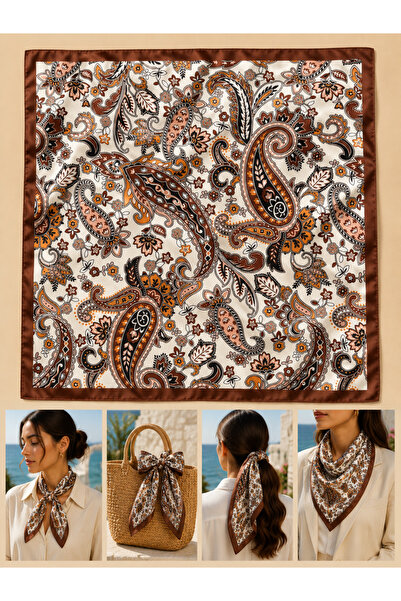 Bandana وشاح نسائي منقوش (50x50)