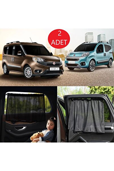 Empressco Doblo Fiorino Tüm Modeller İle Uyumlu Oto Yan Cam Perde Araç Arka G...