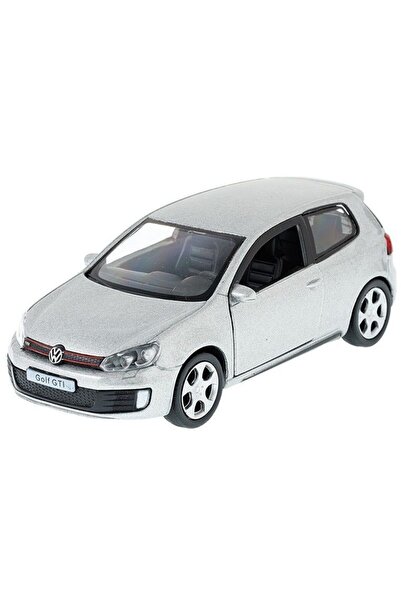 WELLY Volkswagen Golf GTI 1:36 Argintiu Diecast cu mecanism pull-back