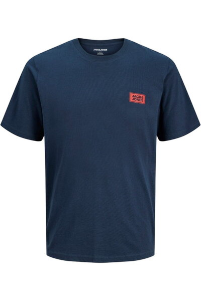 Jack & Jones JACK &JONES Rush Tee SN t-shirt - 12298424-Ναυτικό Μπλε Μπλέιζερ