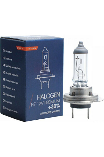 M-TECH Λάμπες Αυτοκινήτου Premium +30% H7 Αλογόνου 12V 55W 1 τεμάχιο