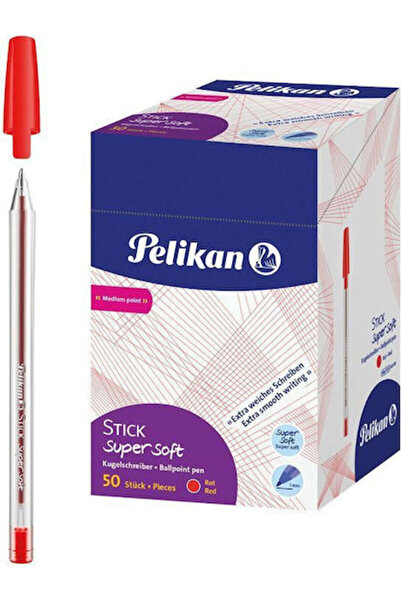 Pelikan Στυλό διαρκείας Stick K86 0.4mm Διαφανές με κόκκινο μελάνι Κωδικός: 9...