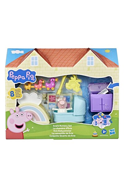 Peppa Pig Evie’s Bedroom Playset with Figure and Accessories