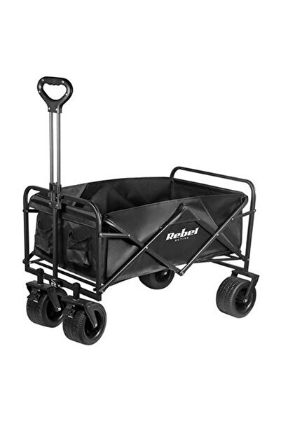 Rebel Active RBA-5502 Beach Cart, 150L, 100 kg, Wheel Lock, Black