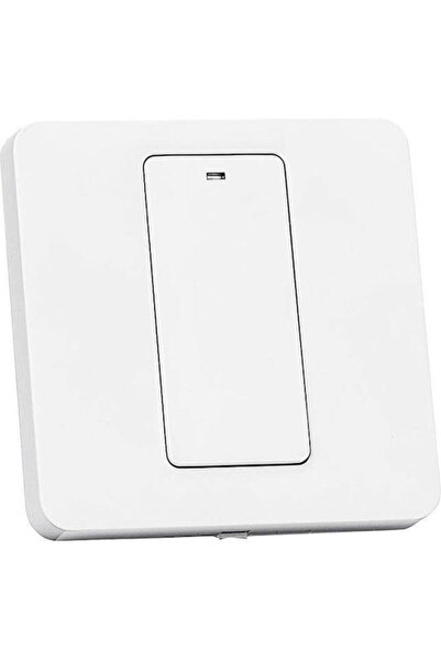 MEROSS Εντοιχιζόμενος Διακόπτης Τοίχου Wi-Fi Φωτισμού Μονής Διαδρομής με Πλαί...