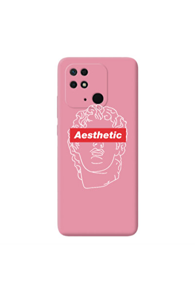 Other Xiaomi Redmi 10C Aesthetic Pink Colored Silicone TPU Θήκη