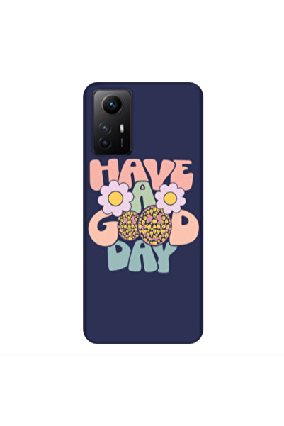Other Xiaomi Redmi Note 12s Have A Good day Dark blue Colored Silicone TPU Θήκη