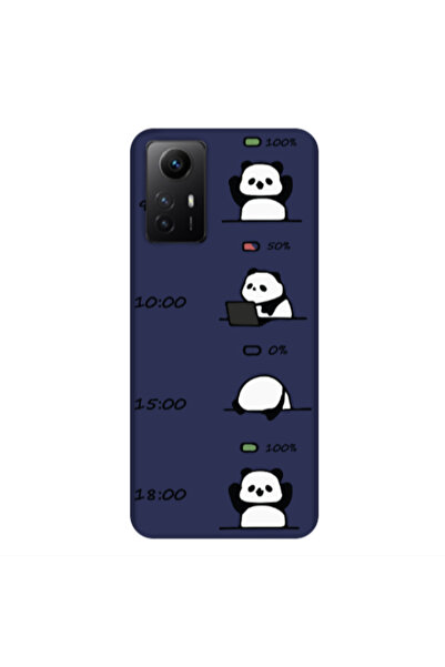 Other Xiaomi Redmi Note 12s My situation at work Dark blue Colored Silicone T...