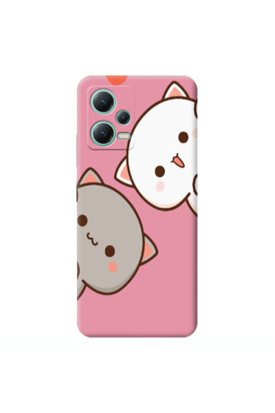 Other Xiaomi Redmi Note 12 Pro 5G We are here Pink Colored Silicone TPU Θήκη