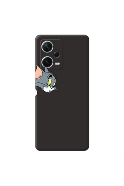 Other Xiaomi Poco X5 Tom 1 Black Colored Silicone TPU Θήκη