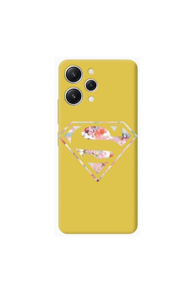 Other Xiaomi Redmi 12 Superman logo Yellow Colored Silicone TPU Θήκη