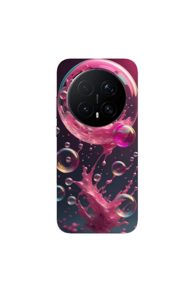 Other Honor Magic 8 Lite Pro Pink balloon Transparent Silicone TPU Θήκη