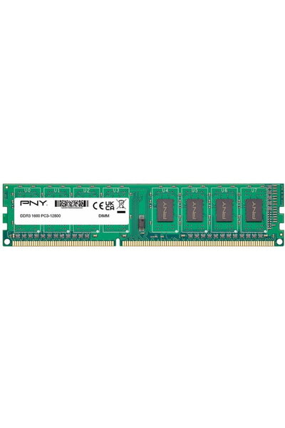 PNY 8GB, DDR3, 1600MHz, DIMM, CL11, 1,5V