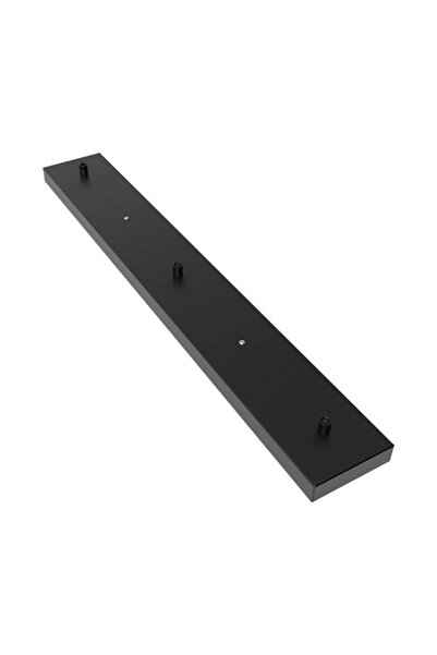 OEM Accesoriu mascare cablu pendul Calex 70x10cm 3x, metal/negru